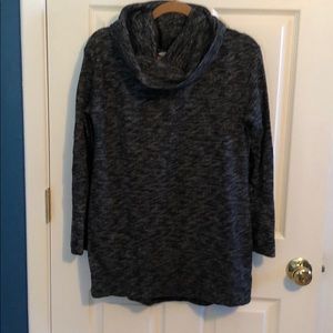 Cowl Neck Gray Sweater